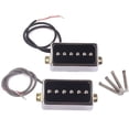 thumbnail image 2 of Humbucker B Forma Doble Salida Cromo Transductor eléctrico Transductor Pickups Estabilidad Material premium Reemplazo para guitarra 2 paquetes Monstrate OD010832-00, 2 of 7