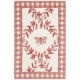thumbnail image 2 of Safavieh Chelsea Lara Bordered Wool Area Rug, Ivory/Rose, 2'6" x 4', 2 of 9