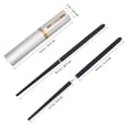 thumbnail image 2 of Portable Collapsible Ebony Chopsticks Foldable Wooden Travel Chopsticks with Aluminum Case (Random Color), 2 of 8