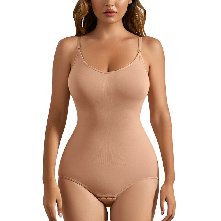 fvwitlyh Shapewear for Women Tummy Control Bodysuit for Women Body Shaping  Garment Seamless Tummy Shrinking Shaping Upper Support Gathering Honey Love  