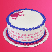 Barbie Script Edible Photo Image Cake Border Decoration