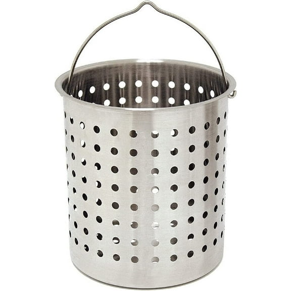 B300 Perforated Steam, Boil, Fry Accessory Basket. Fits 30-Quart  Turkey Fryers