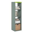 thumbnail image 4 of Scranton & Co Reversible 4-Cube Bookcase with Thick Frame in Sage Green, 4 of 6