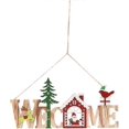 thumbnail image 1 of Christmas Welcome Label Wooden Sign, 1 of 5