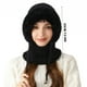 thumbnail image 3 of Gorro de Punto 3 En 1 para Mujer con Bufanda Forrada de Polar y Mascarilla | Pasamontañas de Invierno Cálido y Resistente Al Viento | Tejido Suave y Acogedor para Actividades Al Aire Libre En Climas, 3 of 6