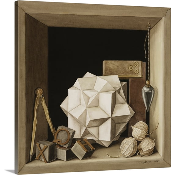 Great BIG Canvas | "Geometry, 2004" Canvas Wall Art - 24x24