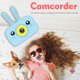 thumbnail image 2 of Videocámara 1200W 1080P FHD Cámara de video digital con filtros divertidos Videocámara portátil multifuncional Cute Rabbit Soft Silicone Cover, 2 of 7