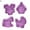 3, variant on D-GROEE 4Pcs/Set Cookie Cutters Set 3D Cartoons Pattern Biscuit Cutter Funny Cartoon Cookie Stamps Stamped Embossed Cookie Cutters for Treats DIY Cookie Cake Baking Supplies