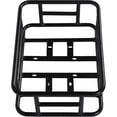 thumbnail image 3 of Bicycle Rear Basket, Rear Bike Basket Iron Waterproof Large Capacity Rustproof Bicycle Back Storage Basket Black, 3 of 5
