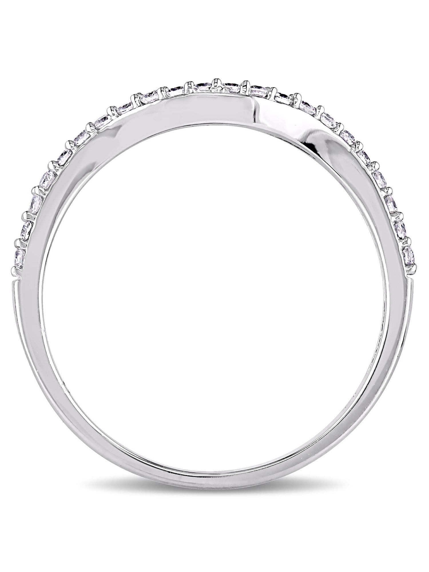 Everly Women's Diamond White Gold Wedding Ring