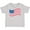 AC-Heather Grey, variant on Inktastic Grunge American Flag Boys or Girls Baby T-Shirt