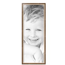 ArtToFrames 12" x 33" Taupe with Silver Lip Picture Frame, 12x33 inch Multi Wood Poster Frame (WOM-4986), Pack