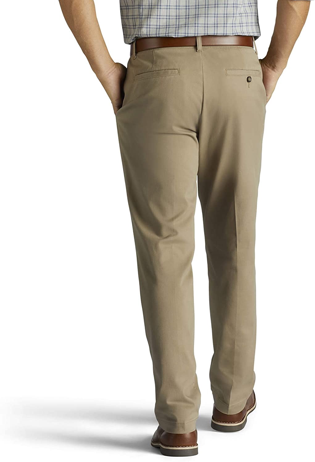 Lee® Big Men's Extreme Motion Relaxed Fit Flat Front Pant with Flex Waistband