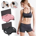 thumbnail image 3 of Pink Pink Color Four Wheeled Abdominal Muscle Sliding Disc For Home Fitness Core Strength Training With Knee Mat Portable Silent Design Durable Plastic Material For Adults, 3 of 6