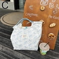 thumbnail image 1 of Korean Embossed Cartoon Canvas Bag Women'S Large Capacity Hand-Held Handbag Shopping To Work Commuting Bag, 1 of 1