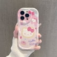 thumbnail image 3 of Adecuado para Apple 16 Funda de teléfono iPhone15 Linda caricatura de Hello Kitty Resistente a caídas 14 Funda protectora 13 Mujeres 12, 3 of 5