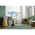 thumbnail image 4 of Simply Daisy 4' x 6' Escuela Nautical Chenille Rug, Sage, 4 of 4