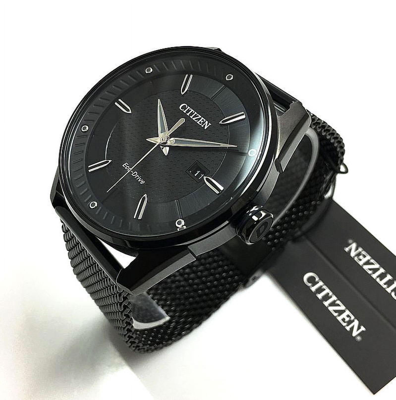 Citizen Men's Drive Weekender Sport Casual Black Stainless Steel Watch BM6988-57E - image 2 of 4