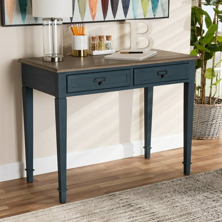 UPC 193271011599 product image for Baxton Studio Dauphine French Provincial Spruce Blue Accent Writing Desk - | upcitemdb.com