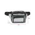 thumbnail image 7 of BadPiggies Clear Fanny Pack for Women Men, Stadium Approved Waist Pack with Adjustable Strap for Travel Concerts Sporting Event, 7 of 7