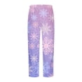 thumbnail image 4 of Puntoco Pantalones rectos con cintura elástica y estampado de moda informal de verano para hombre, 4 of 5