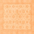 thumbnail image 1 of Ahgly Company Indoor Square Oriental Orange Traditional Area Rugs, 7' Square, 1 of 4