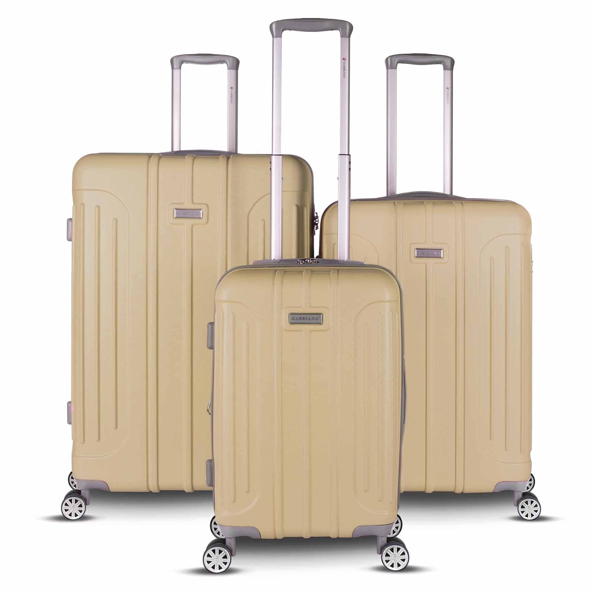 Gabbiano Viva 3 Piece Hardside Spinner Luggage Set - Walmart.com