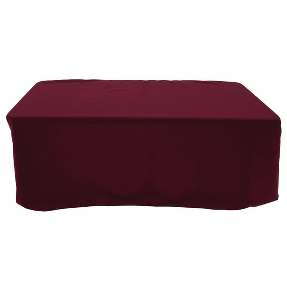 HUBERT® Tablecloth Burgundy Rectangular Spun Polyester - 60" W x 120" L