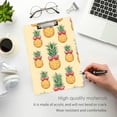 thumbnail image 3 of FORMRS Acrylic Clipboard with Low Profile Clip Standard A4 Letter Size, 12.5" x 9", Sunshine Pineapples, 3 of 8