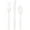 White, variant on Group White Assorted Cutlery, Pack of 12 - 18 per Pack