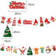 thumbnail image 2 of 2 piezas de pancartas navideñas con temática navideña, decoración para fiestas, banderines navideños decorativos, 2 of 5