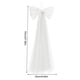 thumbnail image 3 of Fundas De Silla Decorativas De Poliéster Lazo Colgante Grande De Nailon Y Licra Blanco De 70x25cm Para Decoración De Fiestas, Árboles De Navidad, Sillas, Bodas Y Decoración Del Hogar (1 Unidad) Rkxzt, 3 of 9