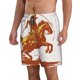 thumbnail image 2 of Fotbe Vintage Cowboy On A Bronco Horse Trajes de Baño Estampados para Hombre, Shorts de Verano de Secado Rápido, Ropa de Playa, Bañadores-XX-Large, 2 of 6
