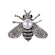 thumbnail image 3 of Broche de abeja con temática de insectos de cristal, broche de abeja de Color dorado, broche de perlas de concha de moda Animal, 3 of 3