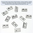 thumbnail image 3 of M5 Demi-Rond Rouleau en Ressort Écrous en T Série 4545 Acier au Carbone Fente en T Écrous à Ressort Argent, 12 Pcs, 3 of 7