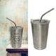 thumbnail image 1 of Vasos de metal irrompibles, vaso frío de acero inoxidable, vaso frío de acero inoxidable, taza de viaje para café helado, diseño aerodinámico, 1 of 12