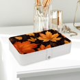 thumbnail image 6 of Maple Leaves Necklace Organizer, Bracelet Holder, and Jewelry Boxes - Portable PU Leather with Removable Compartment, 6 of 6