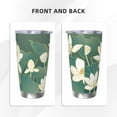 thumbnail image 3 of Fotbe Lotus Golden Line Pattern 20 oz Tumbler Stainless Steel Vacuum Insulated Coffee Ice Cup Double Wall Travel Flask Leak-proof Coffee Cup-Without Straw, 3 of 8
