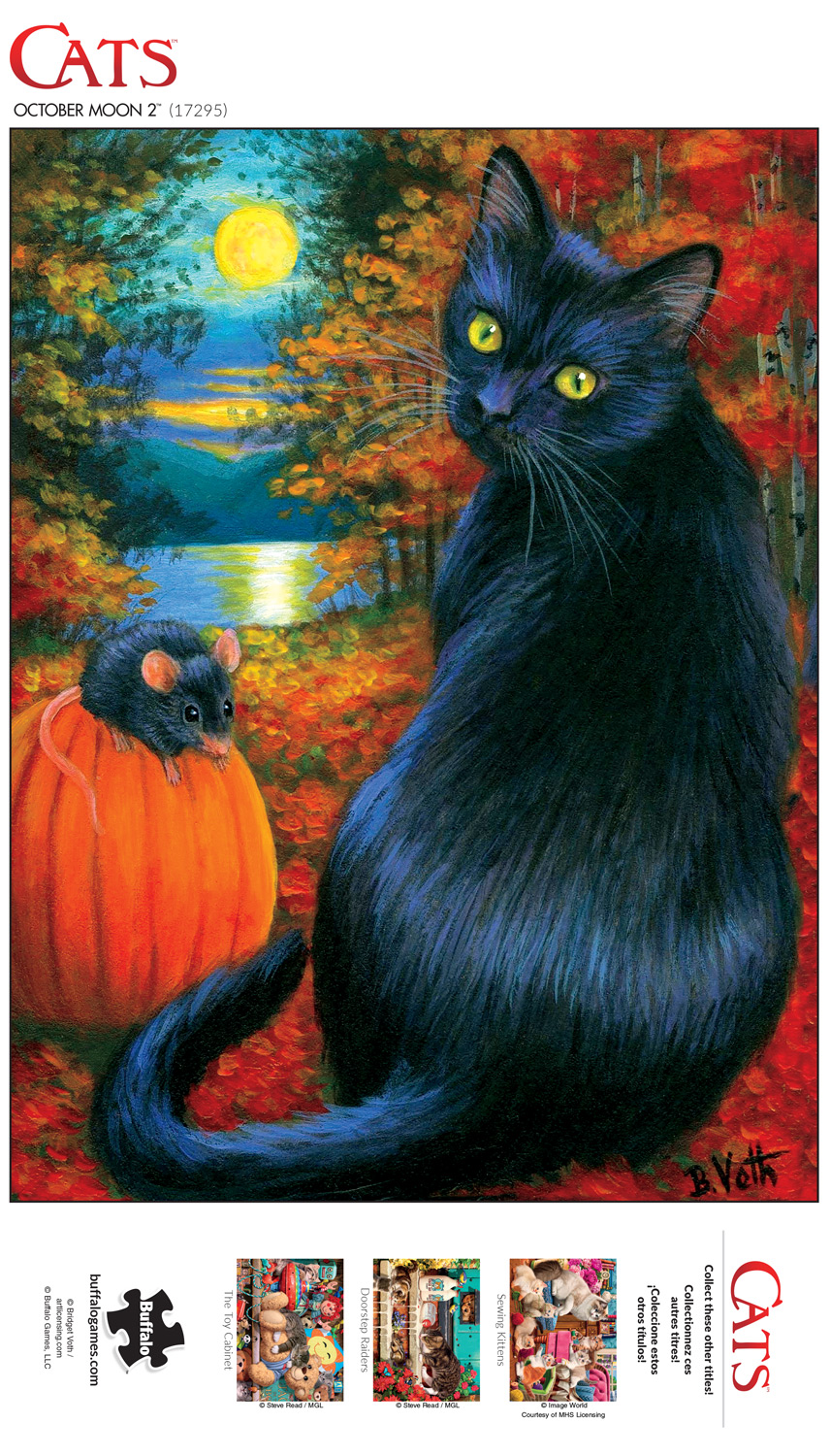 Buffalo Games 750-Piece Cats October Moon 2 Jigsaw Puzzle