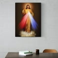 thumbnail image 6 of ADALE Sacred Heart of Jesus I Trust In You Divine Mercy Christian Poster Canvas Wall Art Living Room Wall Art Bedroom Decor Prints Pictures Unframed 11x14 Inch, 6 of 6