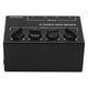 thumbnail image 5 of Mezclador Estéreo, Mezcladores de Audio de 4 Canales Pasivos Pasivos Negro Portable Para Mezclar, 5 of 7