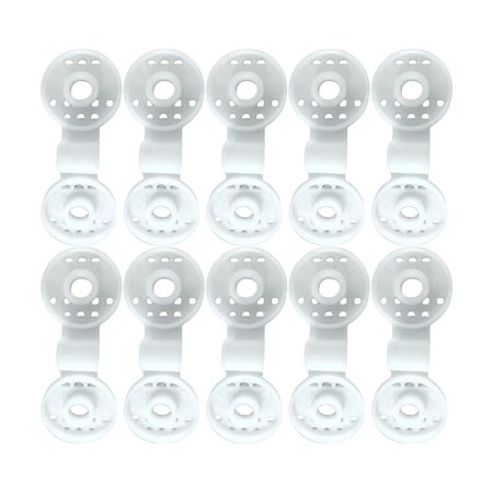 10Pcs Shade Net Clips, Round Shade Cloth Clips, Lightweight Shade Fabric Accessories for Anti Bird Net Balcony Garden Boat Cover Backyard