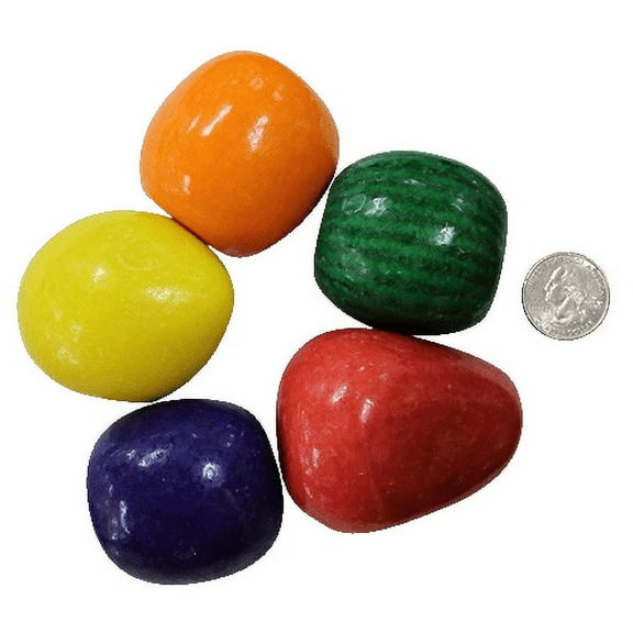 Dubble Bubble Mega Fruit Unfilled  Gumballs 3 lb. Bulk Bag