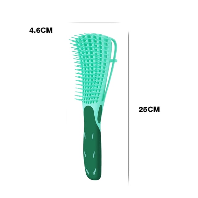 TPEE Peine Cepillo para el cabello Peine portátil para masaje del cuero cabelludo para uso personal (verde) Ndcxsfigh Cuidado Belleza