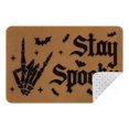 thumbnail image 3 of Stay Spooky Doormat Halloween Welcome Indoor and Outdoor Mat Fall Entrance Artificial Coir Rug Spooky Skeleton Sign Gothic Home Decoration Warm House Gift, 3 of 8
