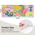thumbnail image 5 of Pioneer Flower Floral Print Pattern Kitchen Rug Mat,Kitchen Runner Rugs Non Skid Washable,Decorative Kitchen Floor Mats for Kitchen,Sink,Laundry,17"X47", 5 of 5