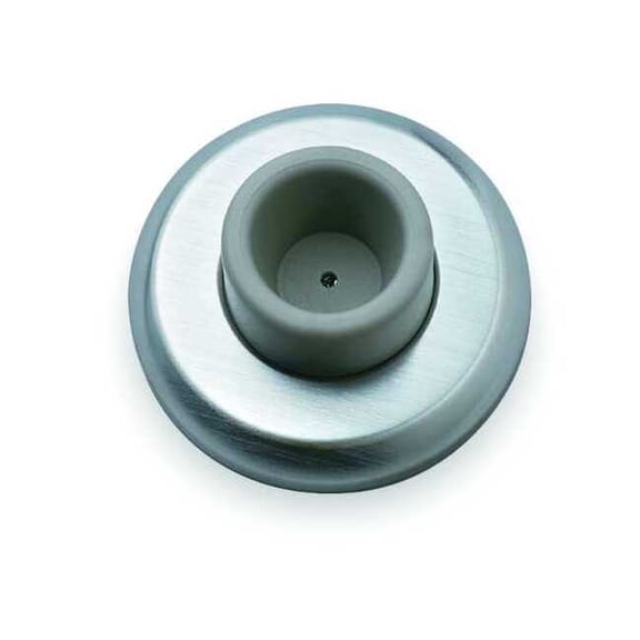 Rockwood Concave Door Stop, Cast Brass, Gray 403.26D