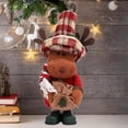 thumbnail image 4 of Xihbxyly Muñeca de Pie con Sombrero de Copa, Tela Festiva de Lino y Felpa, Diseño de Postura Estable, Decoración Navideña para El Hogar, Ambiente Festivo Acogedor, Ideal para Sala de Estar o Tienda,, 4 of 6