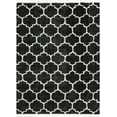 thumbnail image 2 of Rugs.com Athena Shag Collection Rug – 9' x 12' Black And White Shag Rug Perfect For Living Rooms, Large Dining Rooms, Open Floorplans, 2 of 9
