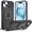 Black, variant on for iPhone 15 Case with Magnetic Wireless Charging, 360° Rotating Ring Stand Ultra Slim Hybrid Shockproof Protective Men Women Phone Case Sliding Camera Lens Cover, Darkblue